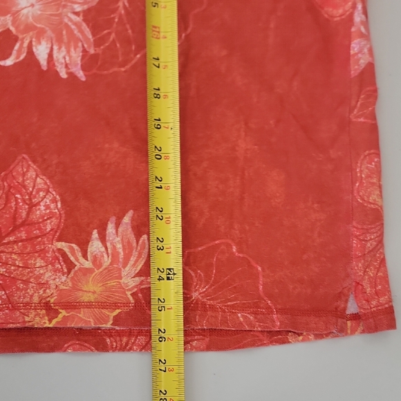 Saddlebred Orange and White Hawaiian Polo Shirt - Picture 9 of 13